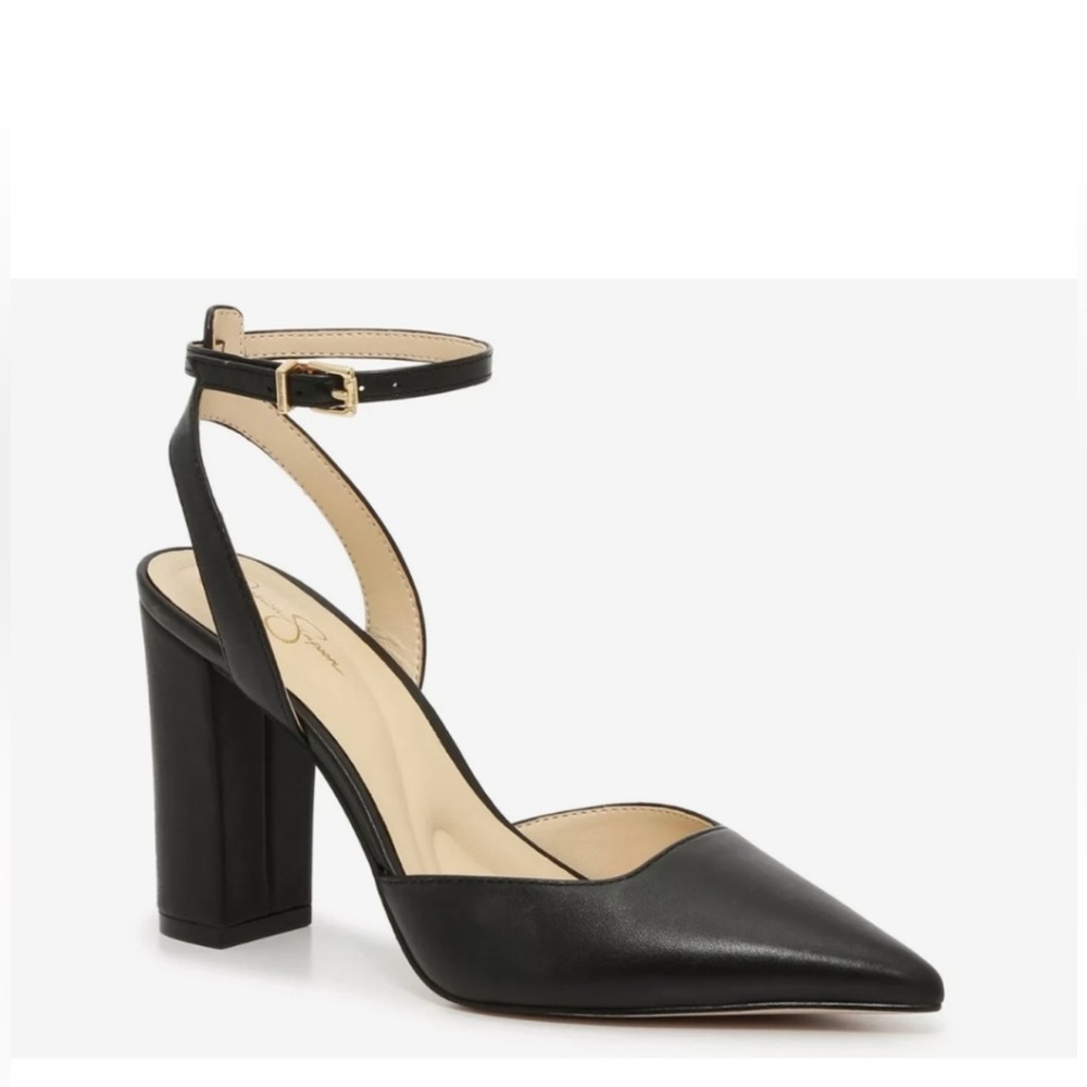 Jessica Simpson Nazela pump black leather - Picture 3 of 3